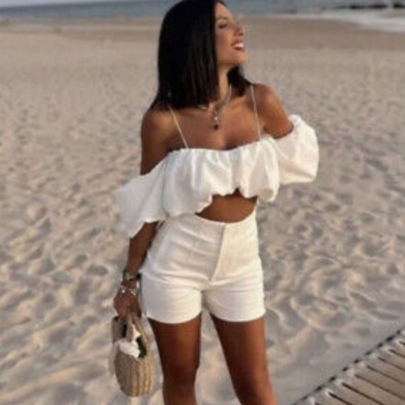 NWT Zara Voluminous Bralette Top - Picture 4 of 9